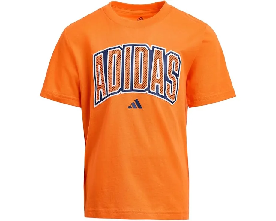 Футболка adidas Kids Graphic Tee с принтом Trefoil и технологией climalite