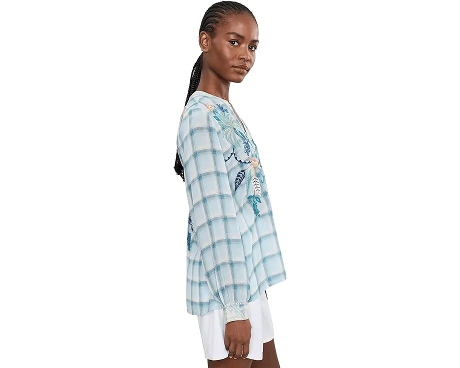 Свободная рубашка Relaxed Button-down Una Johnny Was на пуговицах