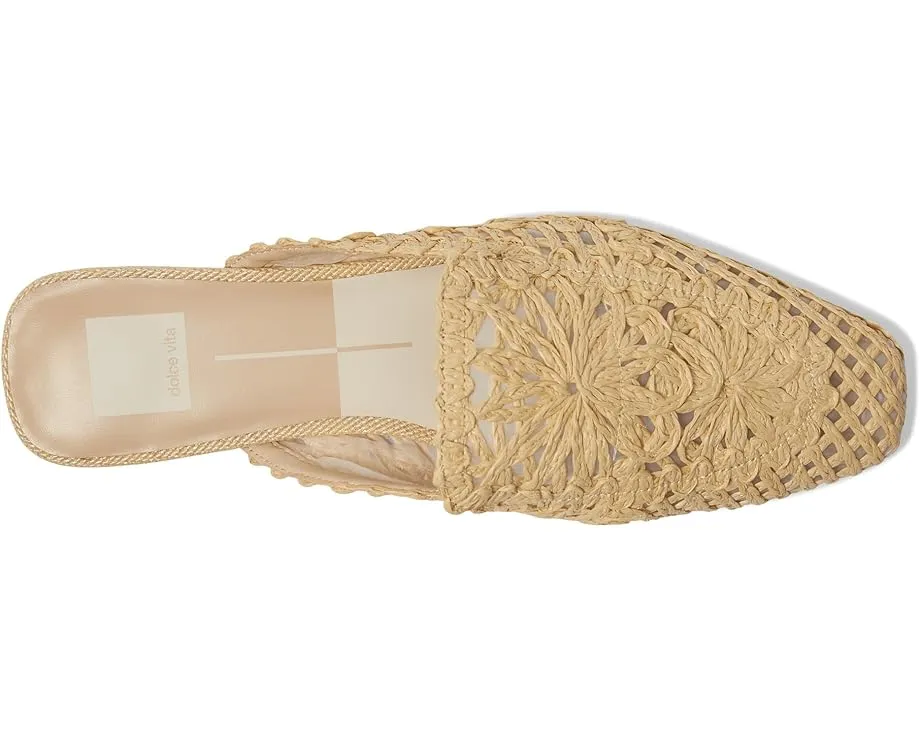 Мюли Diya из конопляного материала с круглым носком и резиновой подошвой Dolce Vita