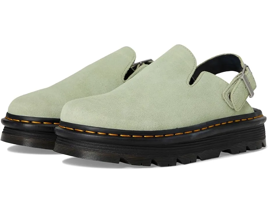 Мюли Dr. Martens Zeb Zag на гибридной амортизирующей подошве из замши