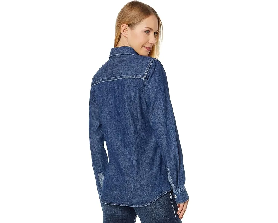 Джинсовая рубашка Ariat Farriday с отстроченными карманами