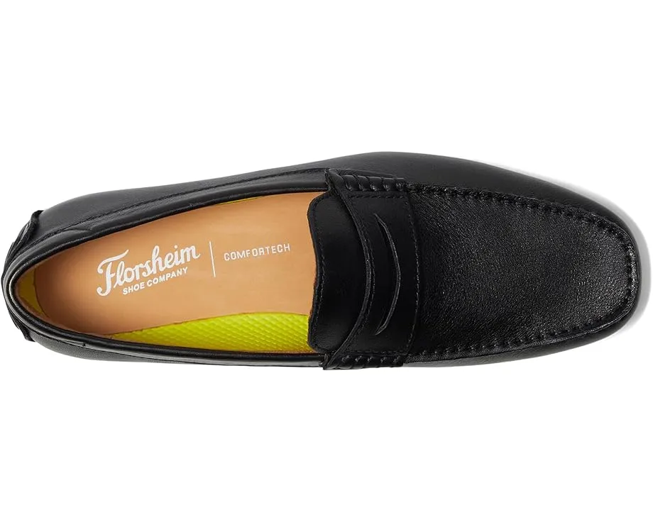 Florsheim водительки Motor Smooth Moc Toe Penny с подошвой для вождения