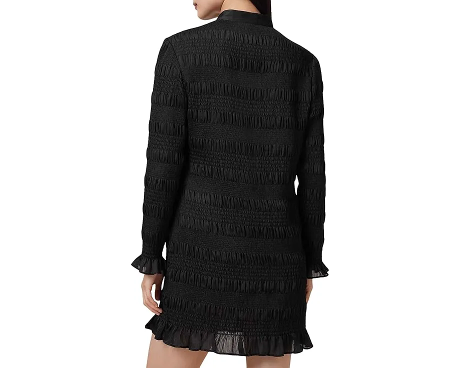 Мини-платье AllSaints Meg с плиссировкой и рюшами