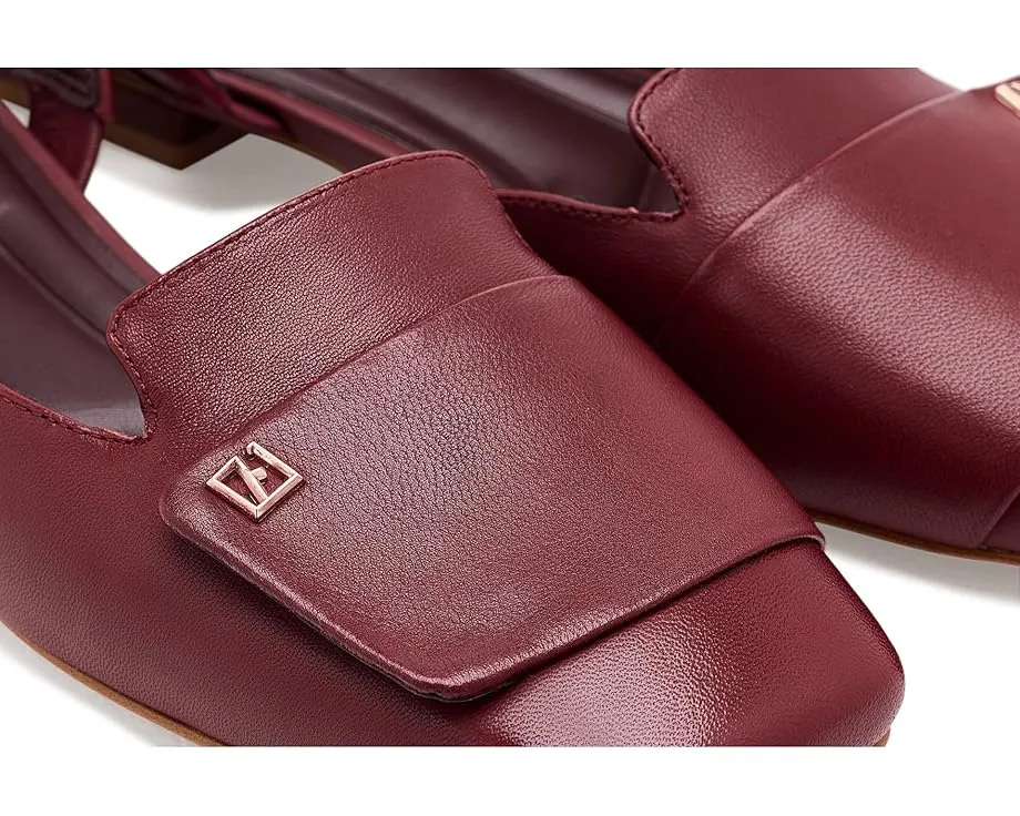 Балетки Teagan с ремешком на пятке и квадратным носком Franco Sarto