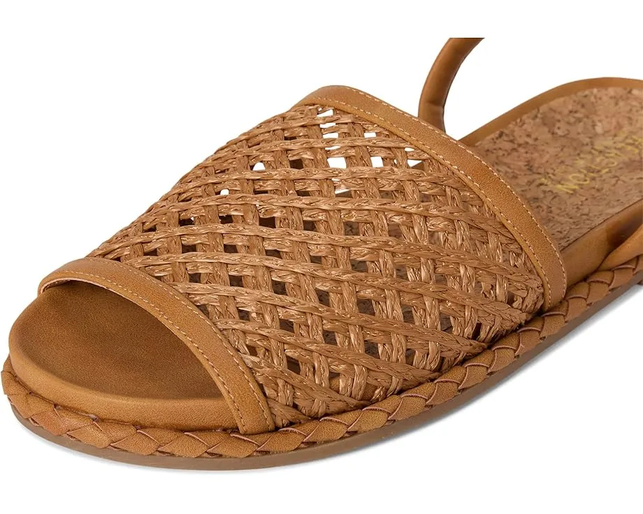 Плоские босоножки Saavi с ремешком через пятку и блестящим декором