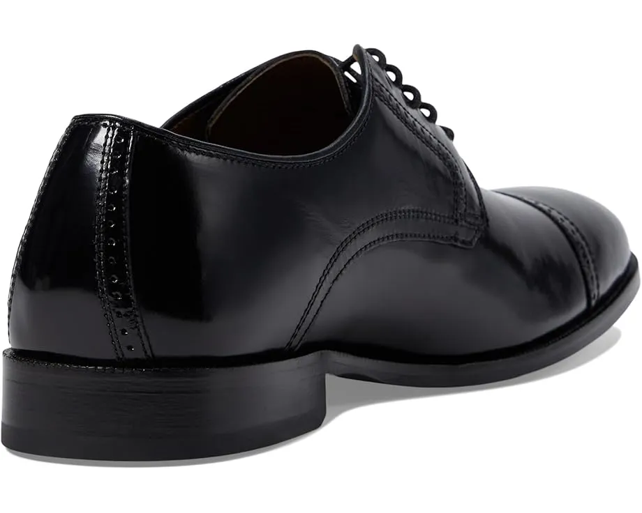 Оксфорды Johnston & Murphy Bradford Dress Cap Toe с броукингом и кожаной подошвой