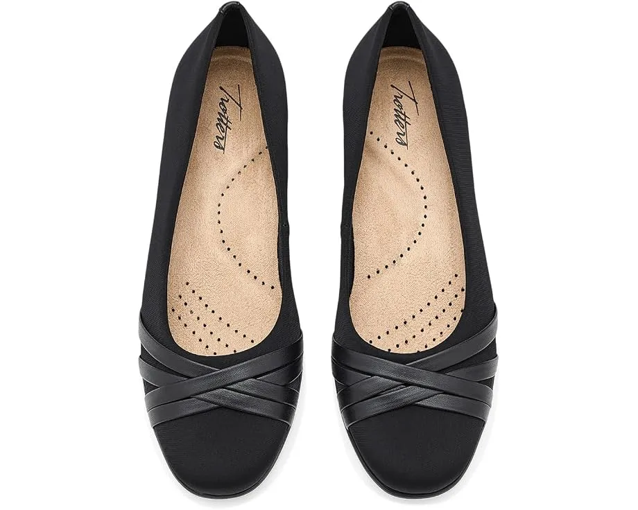 Trotters туфли Daphne из мягкой кожи с асимметричным дизайном