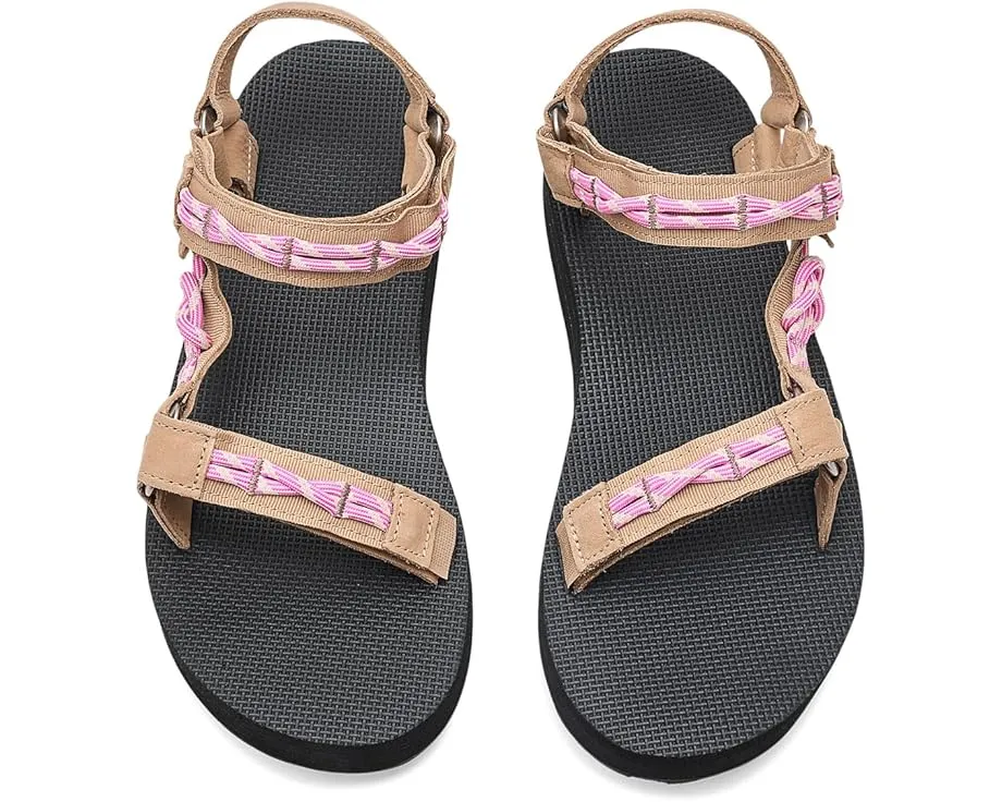 Кожаные сандалии Teva Midform Universal Knotted с деталями из альпинистской верёвки