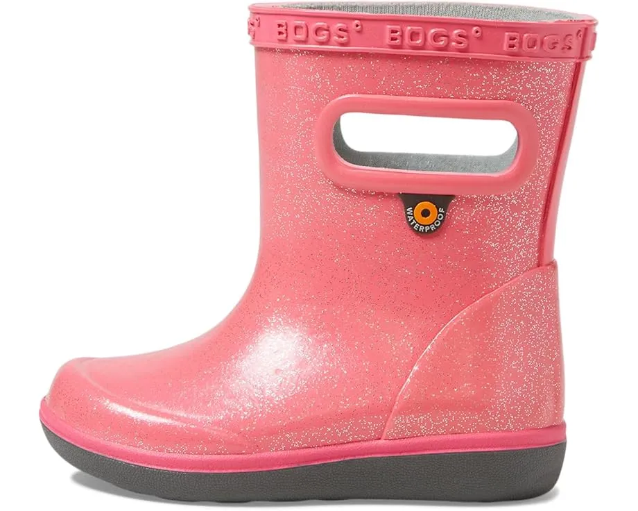 Детские резиновые сапоги Bogs Skipper II Glitter с блестками и водонепроницаемые