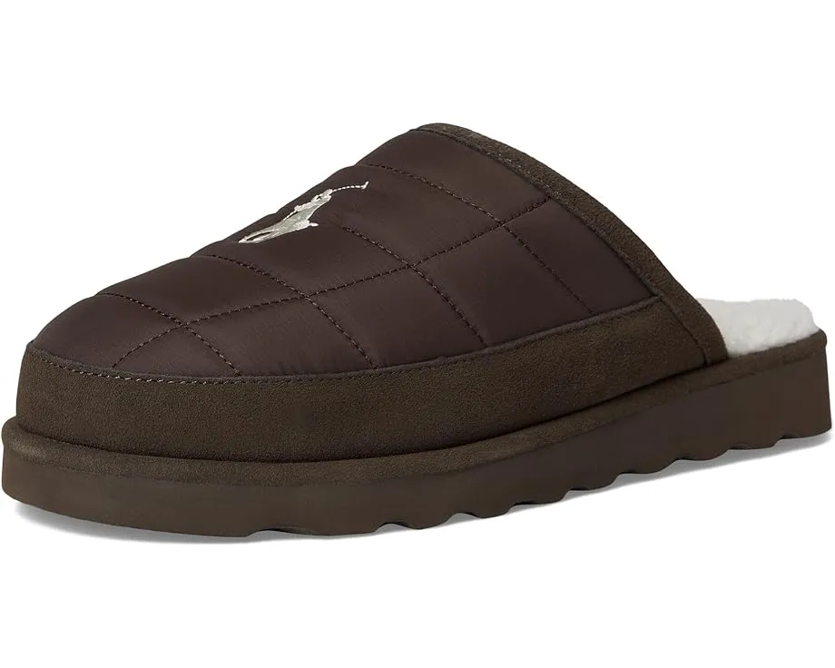 Туфли-шлепанцы Polo Ralph Lauren Reade Scuff II с вышитым пони и меховой подкладкой