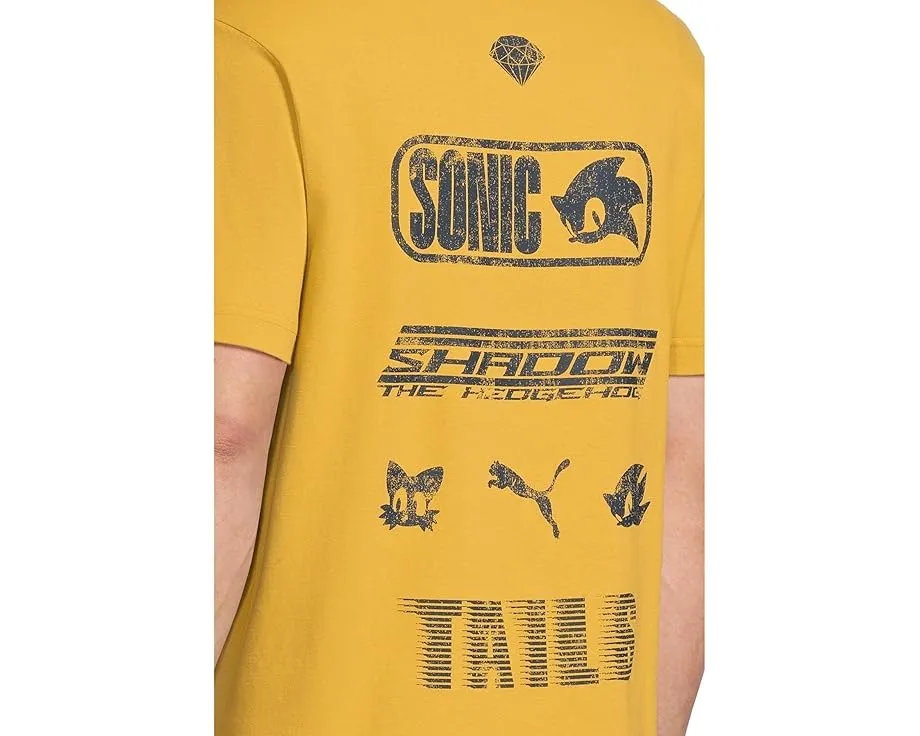 Футболка PUMA с принтом Sonic The Hedgehog и свободным кроем