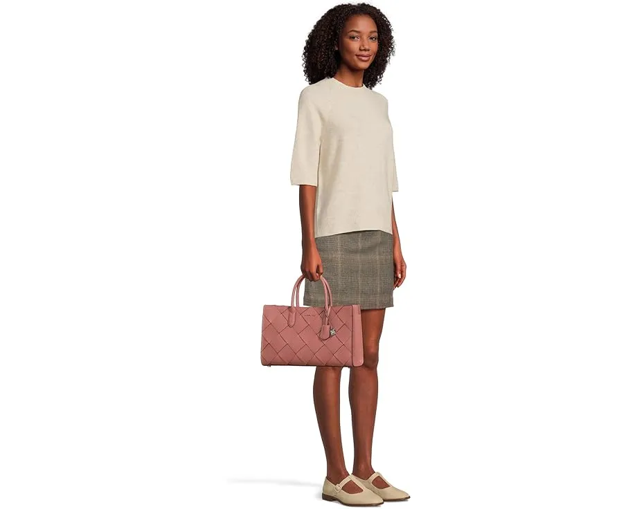Сумка-сатчел MICHAEL Michael Kors Scarlett Medium East West из ПВХ