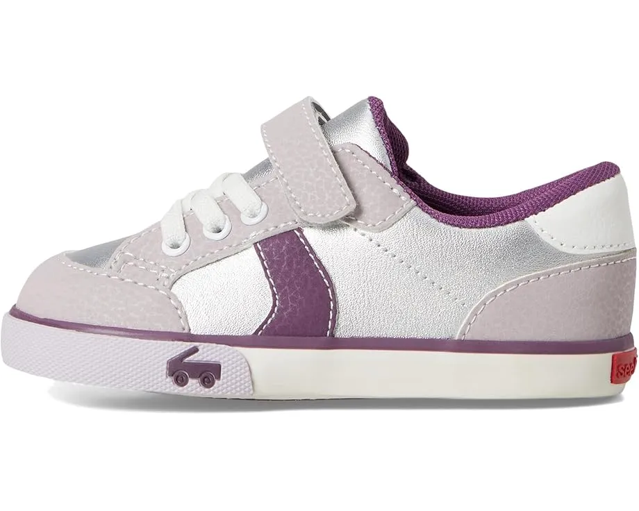 Детские кроссовки Connor с кожаным верхом и резиновым мыском от See Kai Run