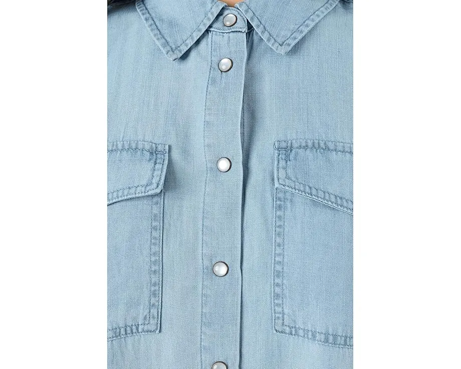 Джинсовая рубашка Liverpool Los Angeles с длинным рукавом и карманами