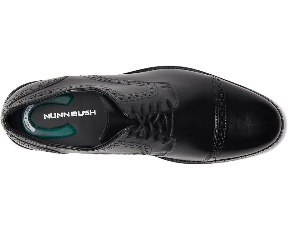 Оксфорды Nunn Bush Norcross Cap Toe с гелевой стелькой и декоративной перфорацией