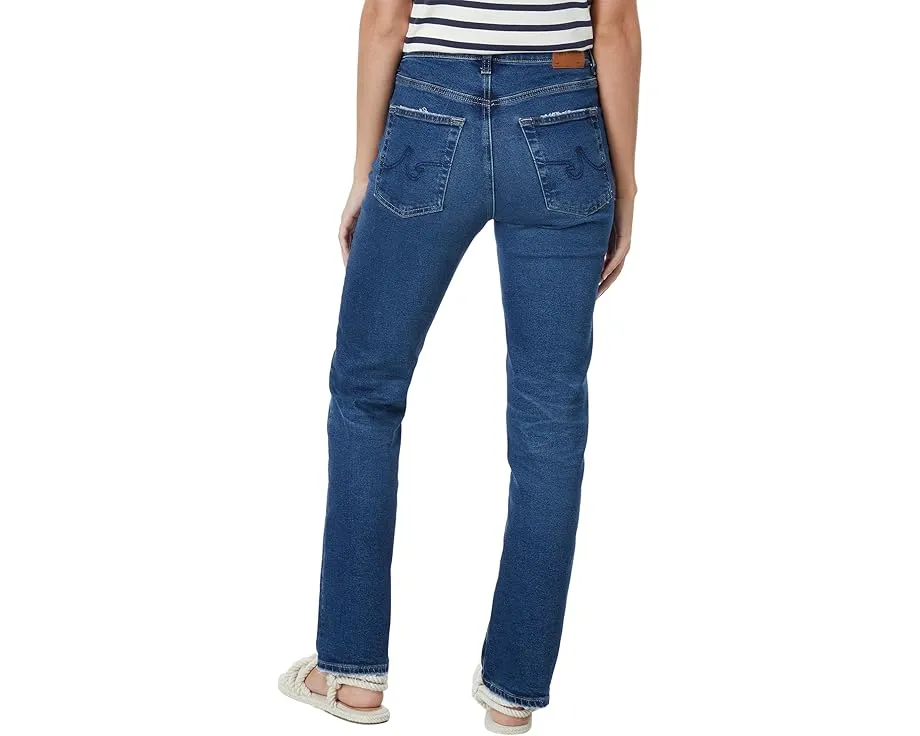 Джинсы AG Jeans Saige с высокой посадкой и прямым кроем