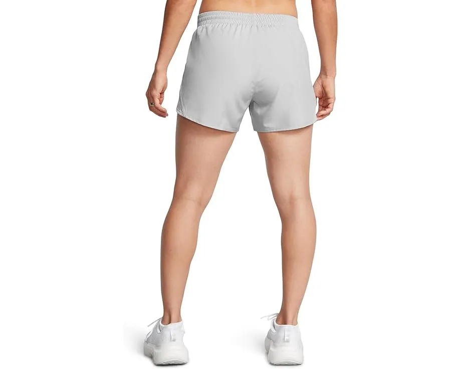 Шорты Under Armour Fly By Heathered с сетчатыми вставками и вшитым шортами