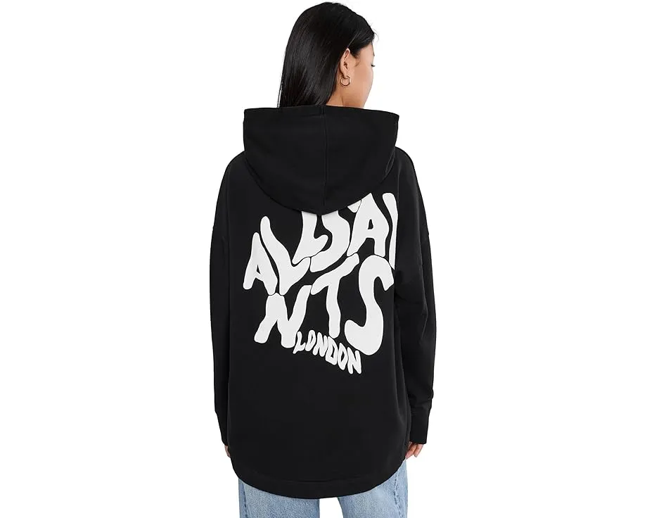 Толстовка AllSaints Orlando Etie с капюшоном и карманом-кенгуру