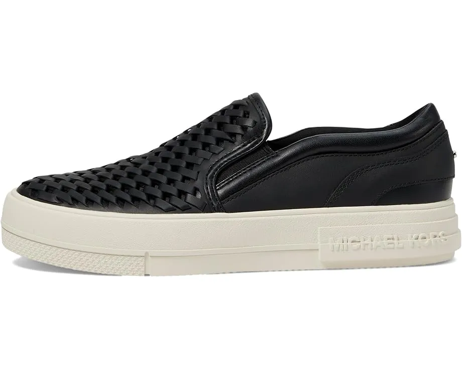 Кроссовки MICHAEL Michael Kors Evy Slip On из кожи с плетением