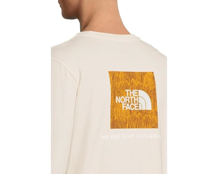 Футболка The North Face Evolution Regenerative Ink Box NSE с длинными рукавами и графическим принтом