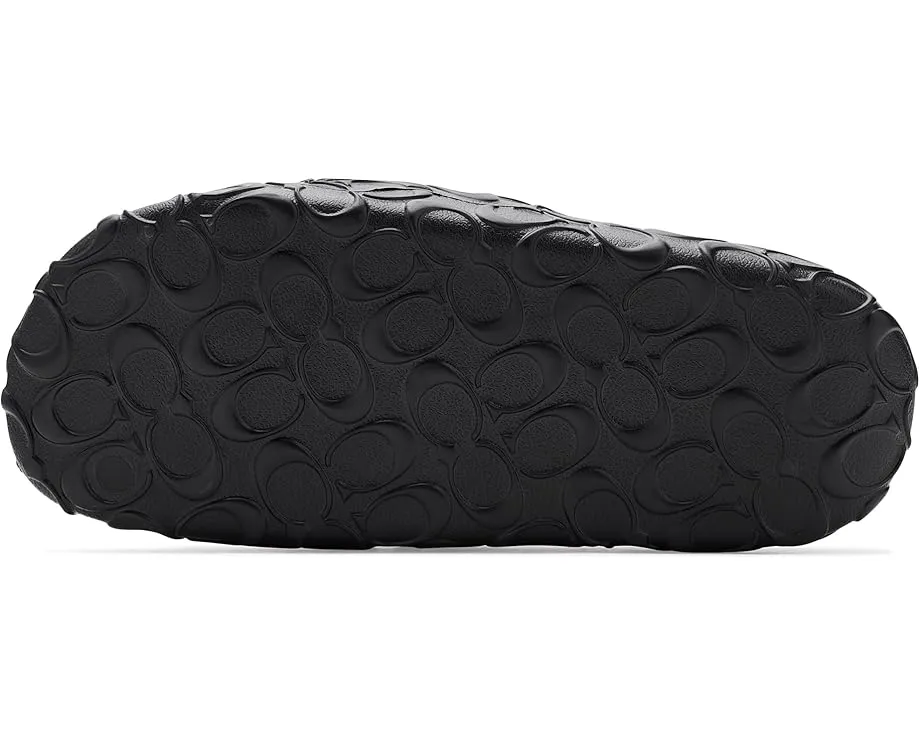 Сланцы COACH Bay из EVA с широким ремешком и круглым носком