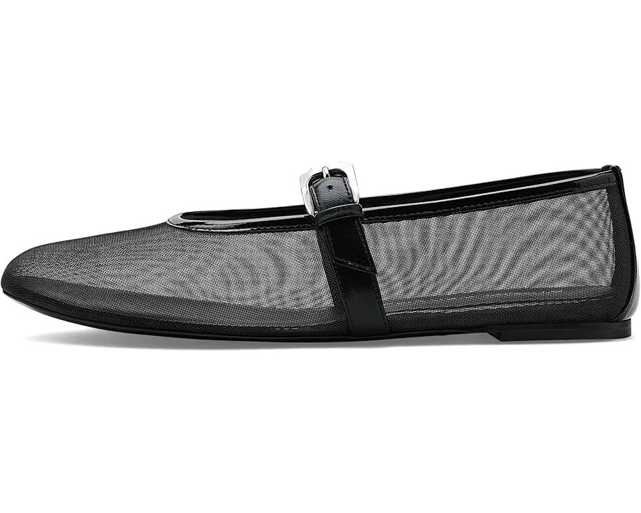 Балетки Stuart Weitzman Sai Bareitall Maryjane с круглым носком и регулируемой пряжкой