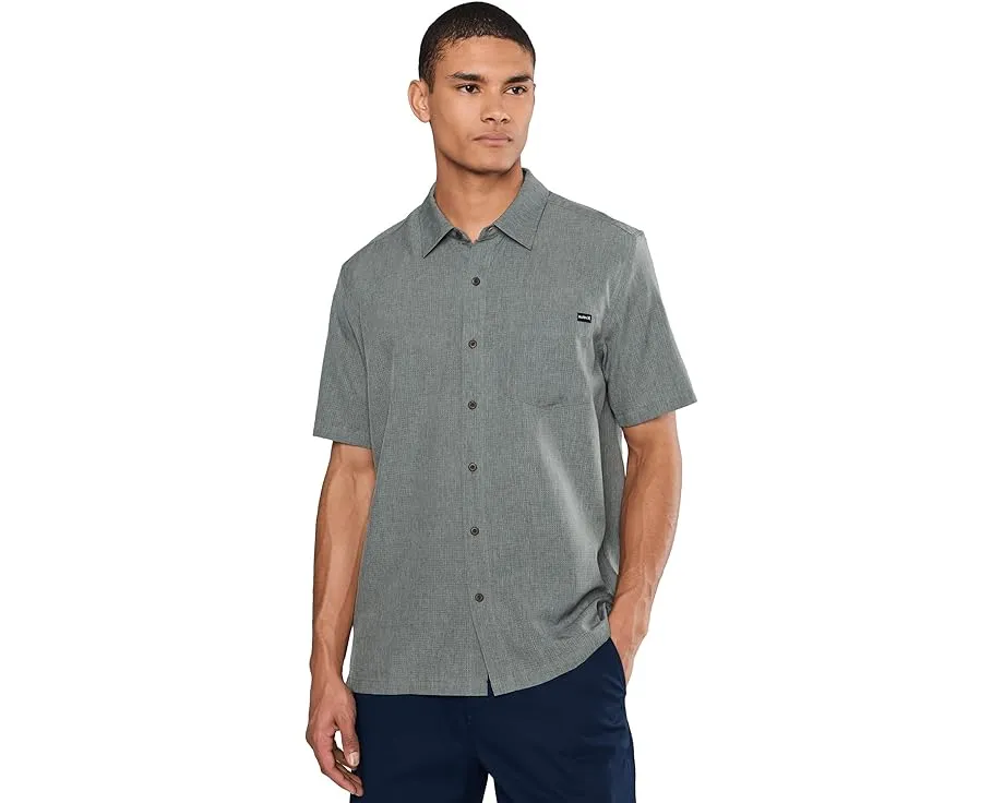 Hurley Phantom Flow Рубашка с коротким рукавом на пуговицах из эластичной ткани