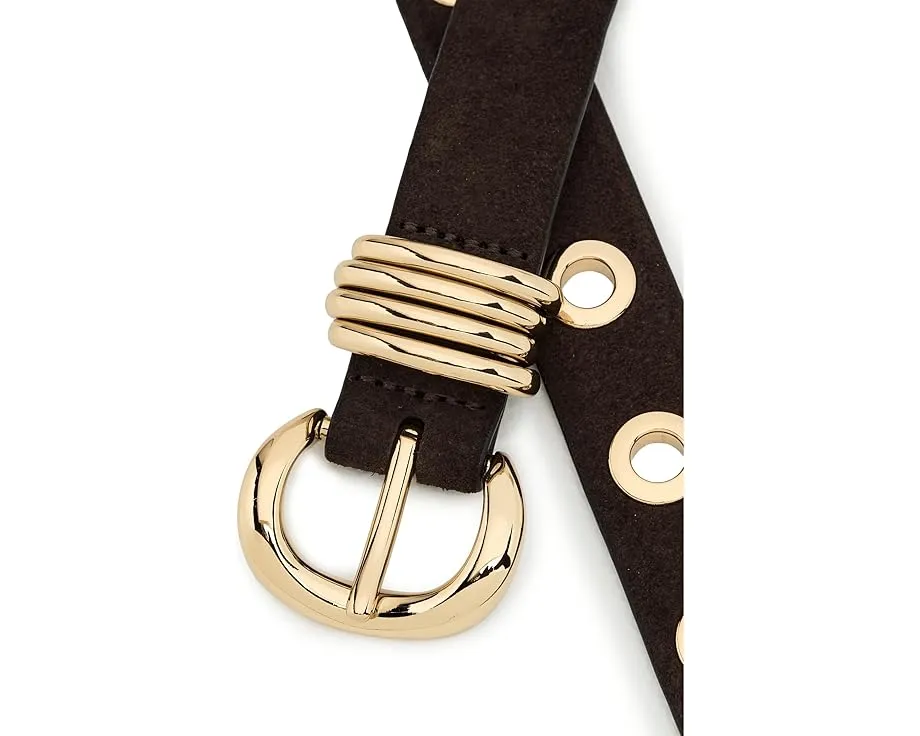 Ремень Madewell Suede Inez Eyelet из замши с металлическими люверсами