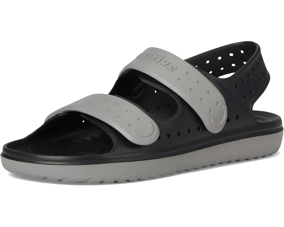 Детские сандалии Native Shoes Chase с круглым носком и тройными регулируемыми ремешками