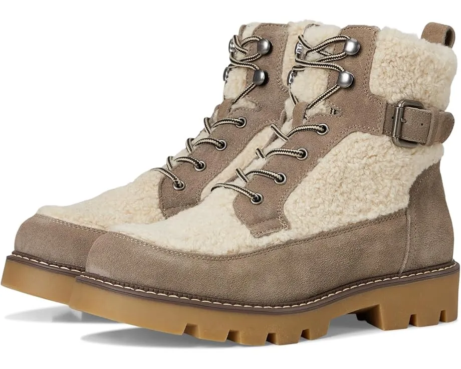 Зимние полусапожки Spring Step Namiko из искусственной овчины и замши на тракционной подошве
