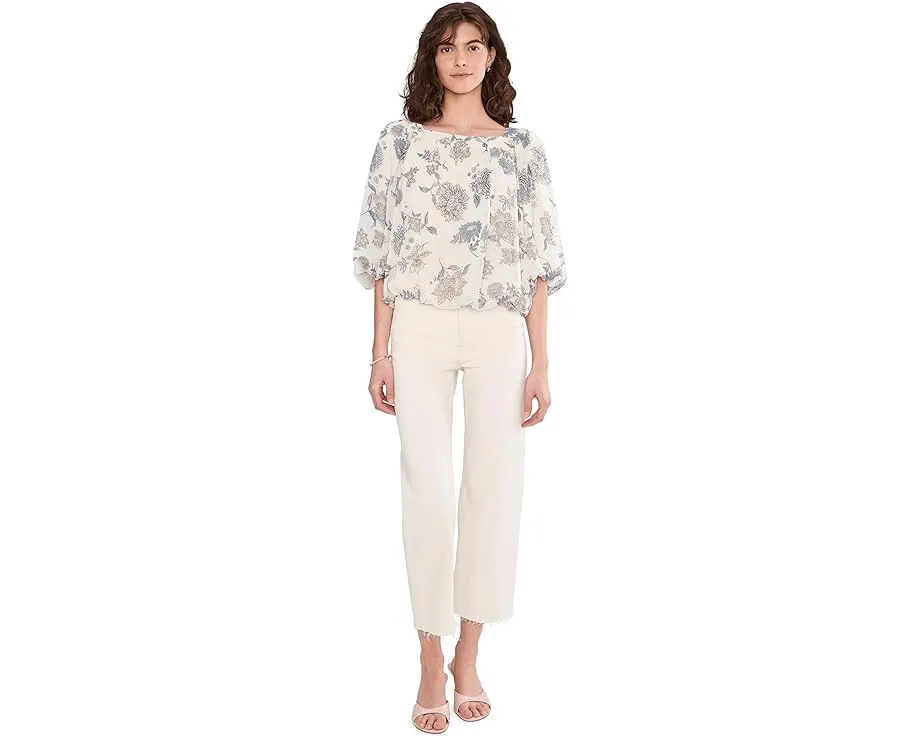 Блузка Vince Camuto с квадратным вырезом и буфами из полиэстера