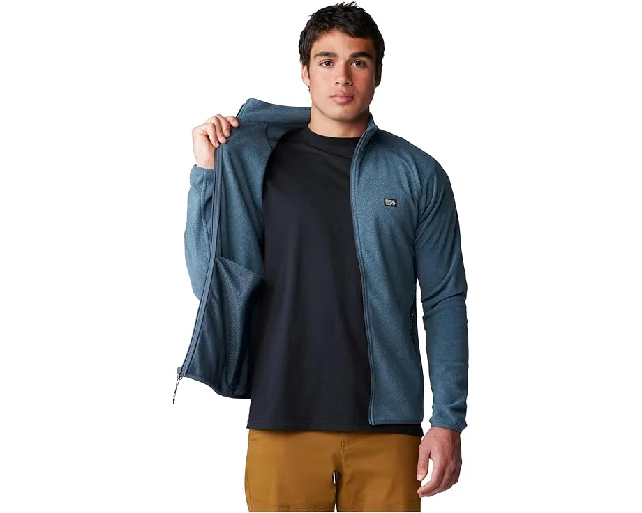 Куртка Mountain Hardwear Microchill Full Zip из полиэстера с капюшоном и карманами