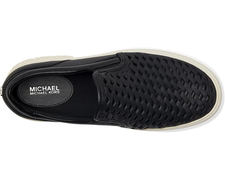 Кроссовки MICHAEL Michael Kors Evy Slip On из кожи с плетением