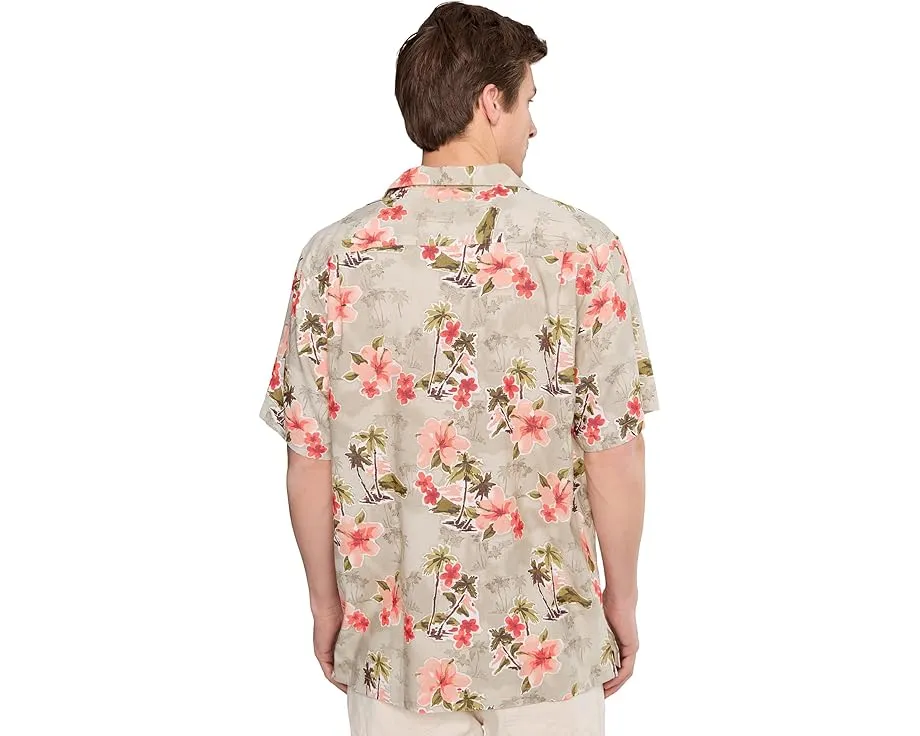 Рубашка Tommy Bahama Coastal Ease Palm & Petals с технологией ISLANDZONE