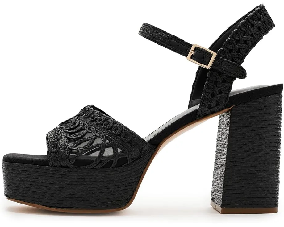 Marc Fisher LTD босоножки Chayse на высоком квадратном каблуке с плетеными деталями