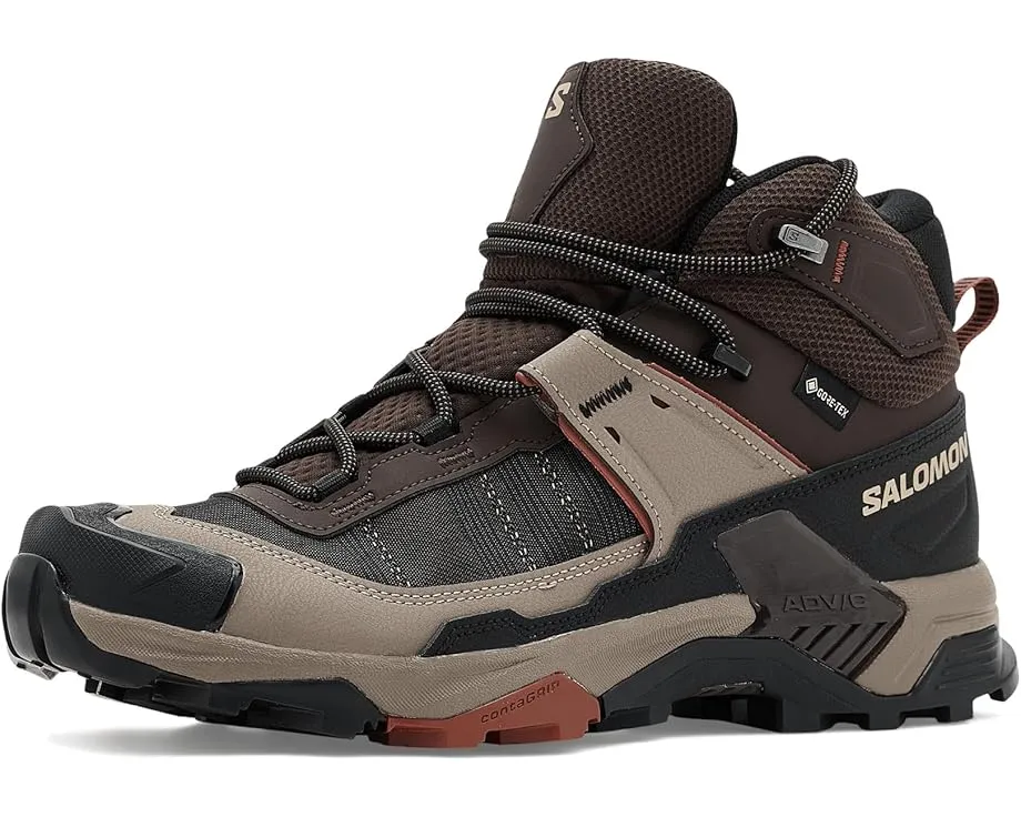 Трекинговые ботинки Salomon X Ultra 5 Mid с мембраной GORE-TEX® и подошвой Contagrip®