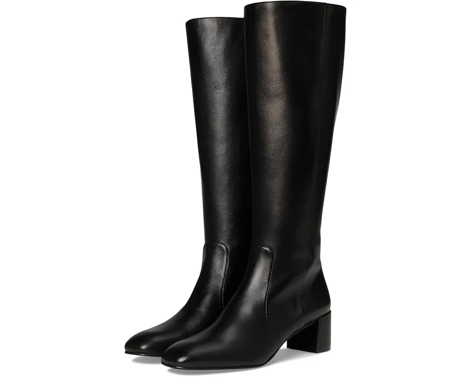 Ботильоны Stuart Weitzman Maeve Zip с квадратным носком на устойчивом каблуке