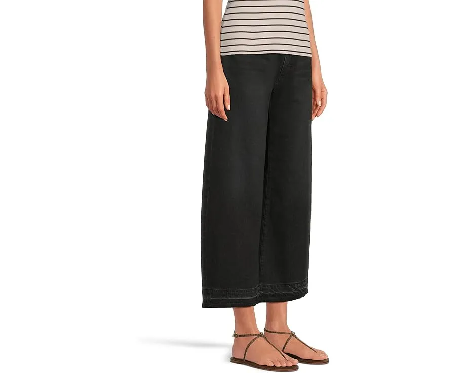 Джинсы Paige Arellia Ankle Petite With Undone Finished Hem In Black Void для миниатюрных