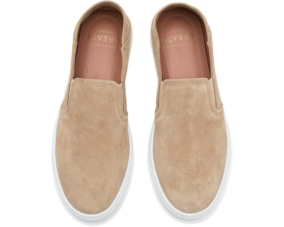 Кроссовки GREATS Reign Slip-On из нубука со складывающимся задником