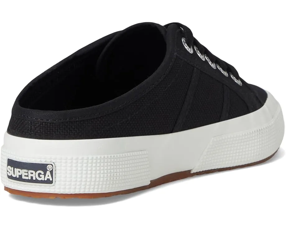 Мюли Superga 2402 из премиального хлопка с вулканизированной подошвой