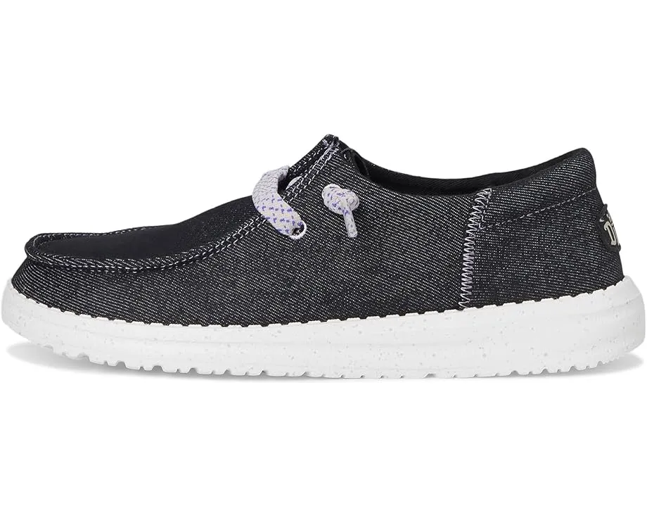 Детские слипоны Hey Dude Kids Wendy Funk Friendship Lace с эластичными шнурками