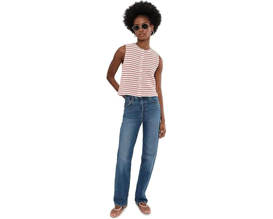 Топ Tuck Stitch Shell с пуговицами Madewell