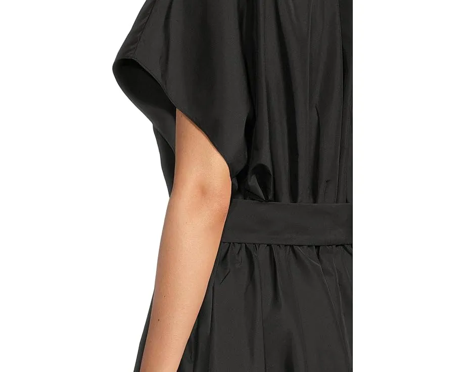 Мини-платье Norma Kamali Super Oversized с расклешенным низом и воротником