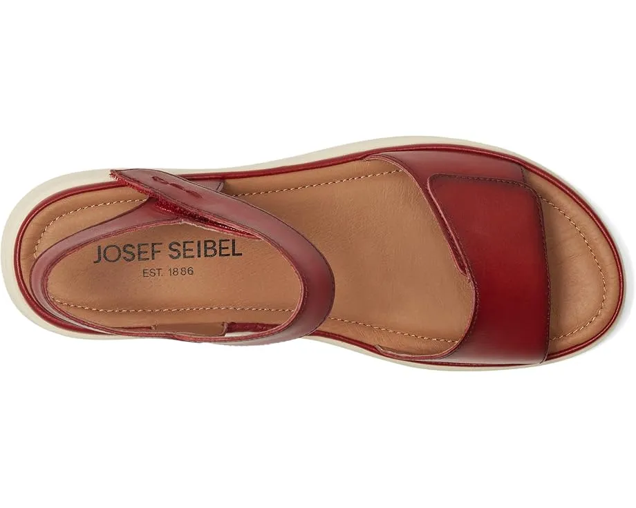 Сандалии Josef Seibel Sevran 01 из цельной кожи с ремешками на липучке