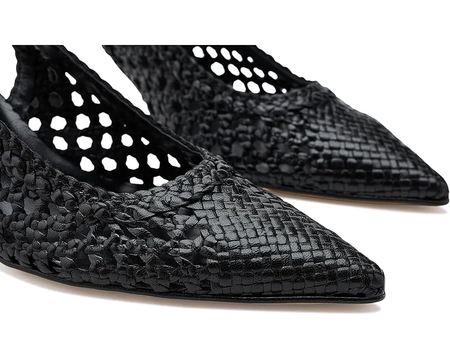 Туфли-лодочки Pump с плетеной кожей и застежкой-пряжкой La Canadienne