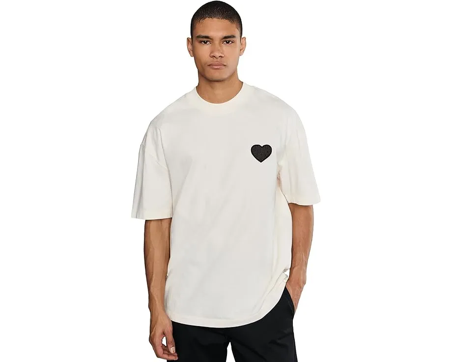 Футболка Lover с нашивкой в виде сердца и свободным кроем AllSaints