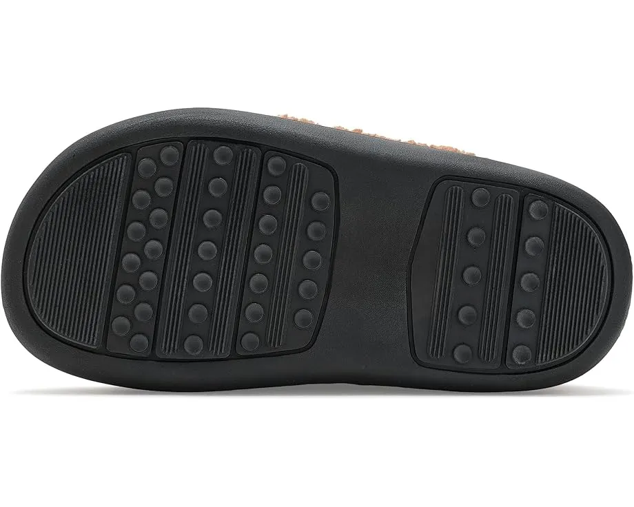 Сандалии Shearling с открытым носком и овчиной от MOON BOOT