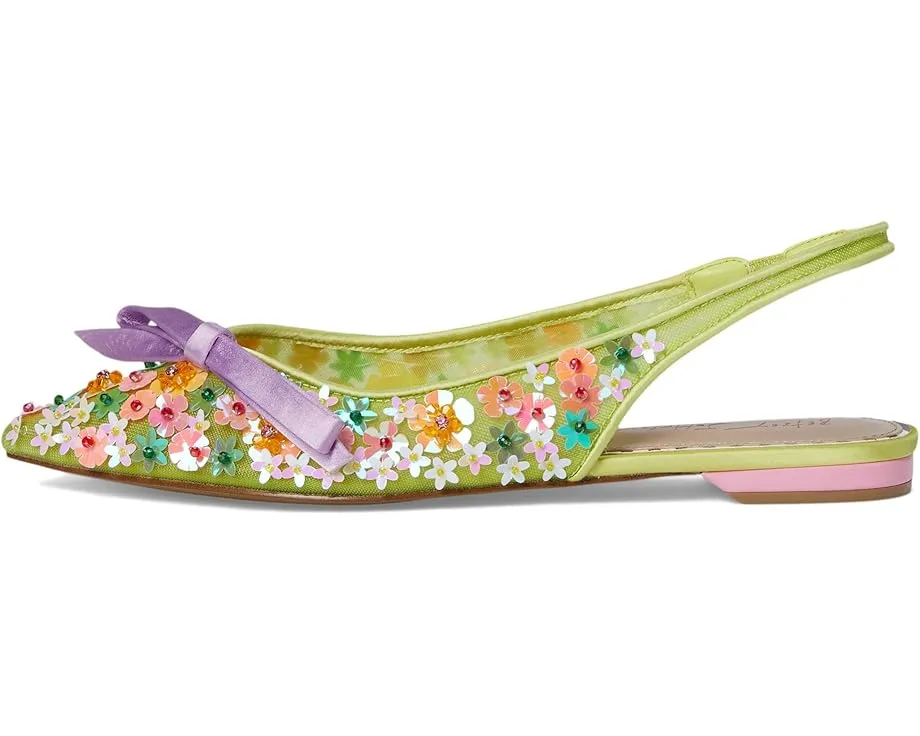 Балетки Blue by Betsey Johnson Laylah с цветочным принтом и бантом