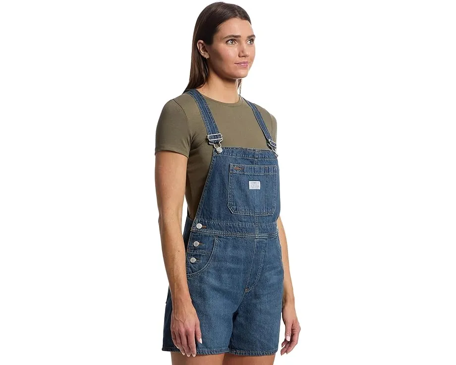 Комбинезон-шорты Levi's® Premium Utility с регулируемыми подтяжками и карманами