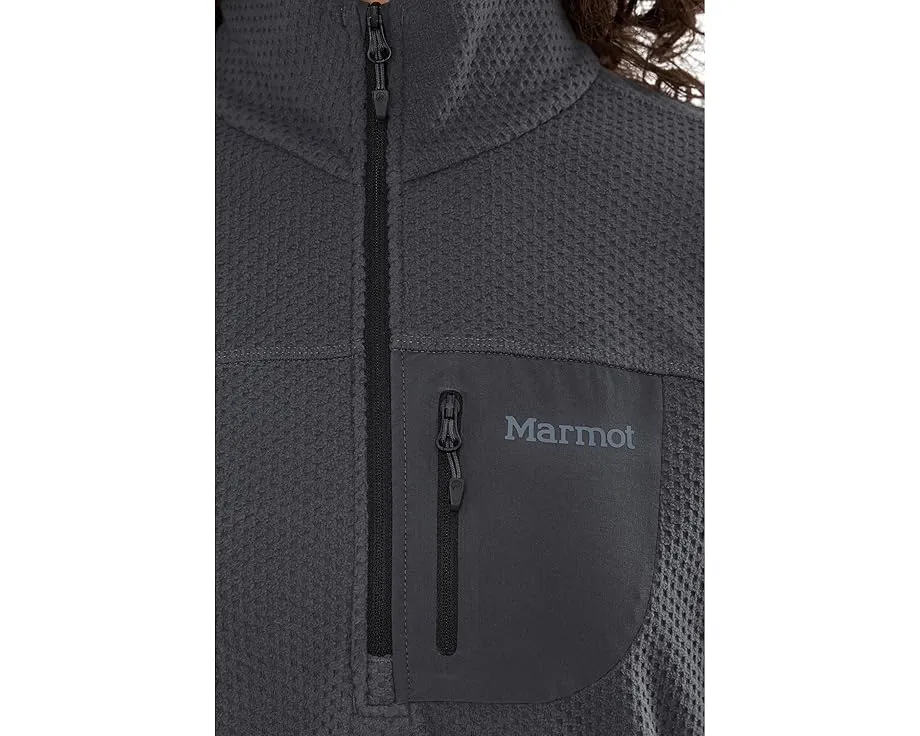 Толстовка Marmot AirFleece 1/2 Zip с нагрудным карманом и перепонками для большого пальца